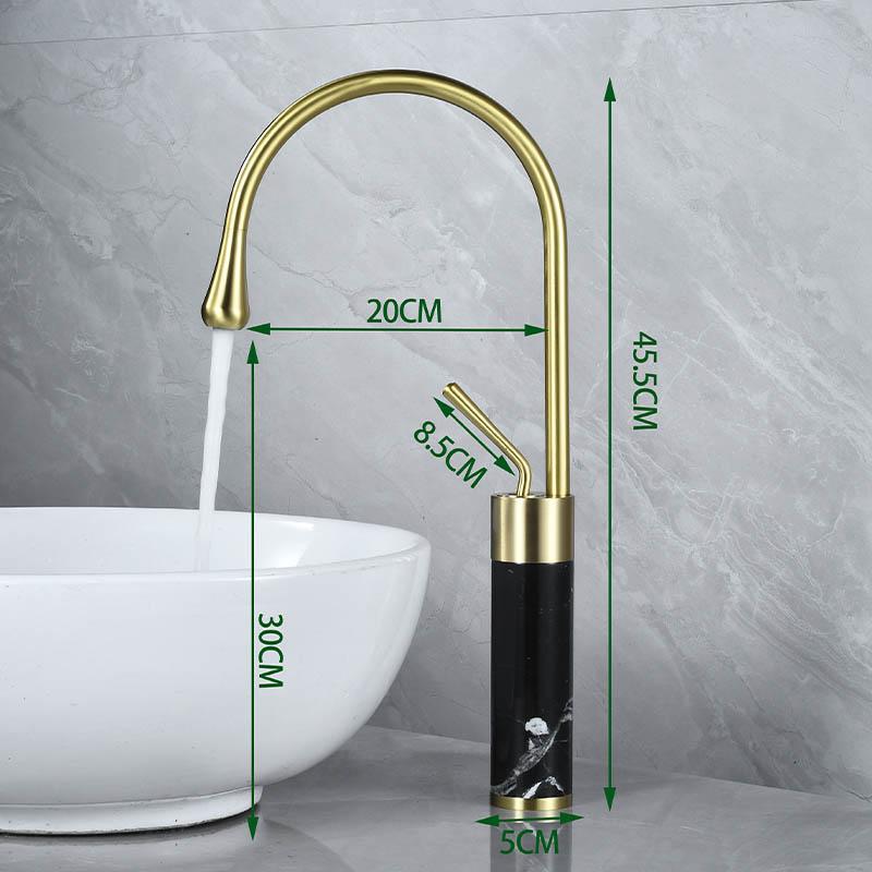 hot cold water wash basin faucet